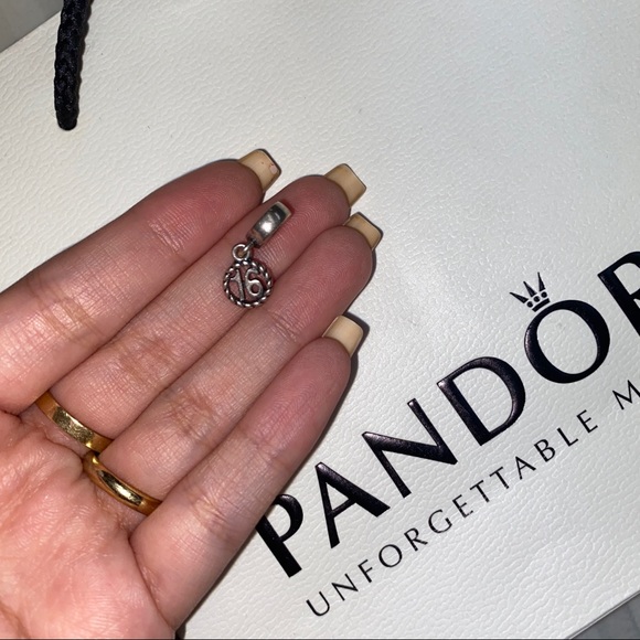 Authentic PANDORA Sweet 16 Charm - Picture 3 of 3